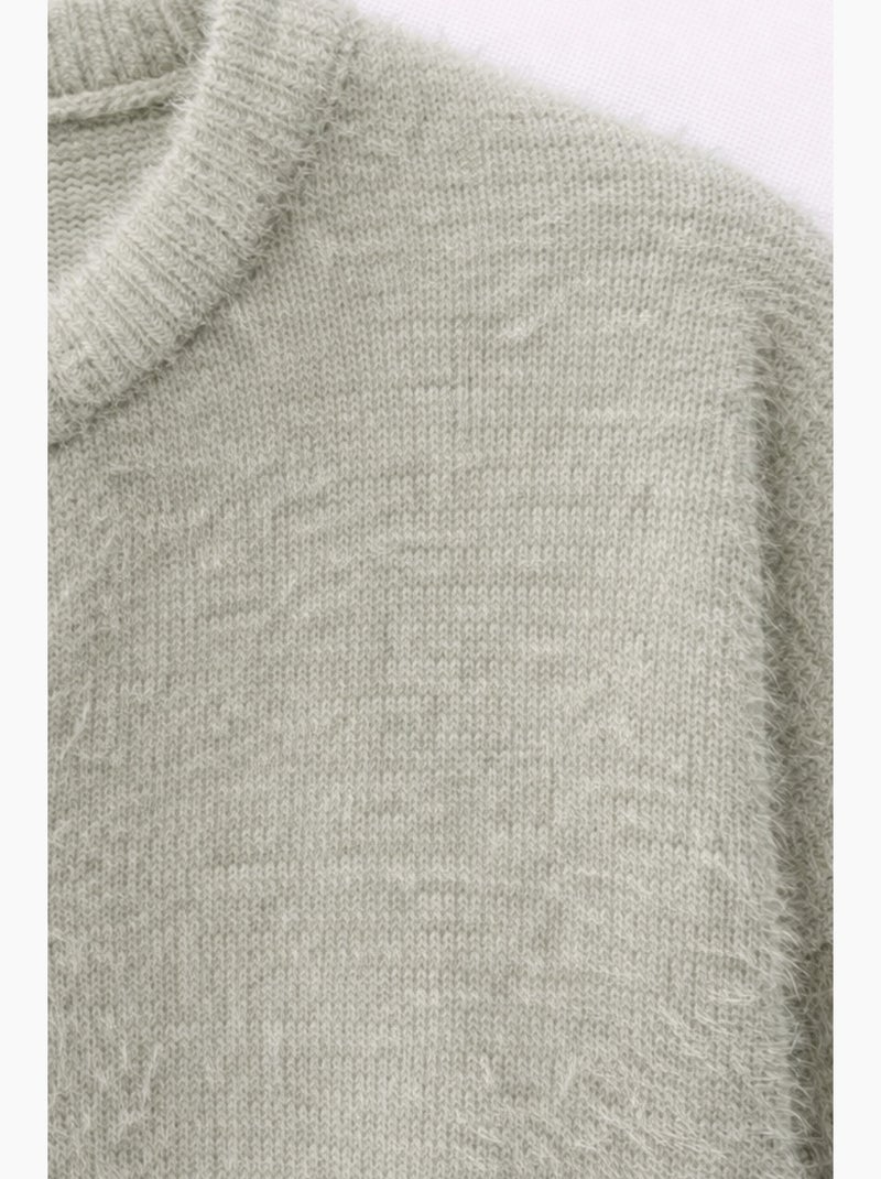 Casaco de malha jacquard oversized com botões mixray Verde pastel - Kiabi