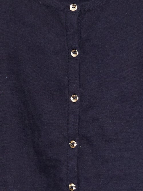 Casaco de malha lisa - Kiabi