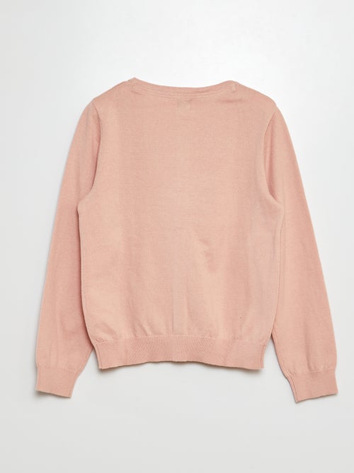 Casaco de malha lisa - Kiabi