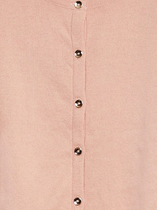 Casaco de malha lisa - Kiabi