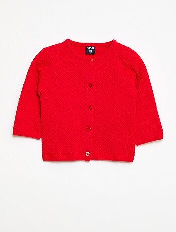 Casaco de malha lisa unicolor