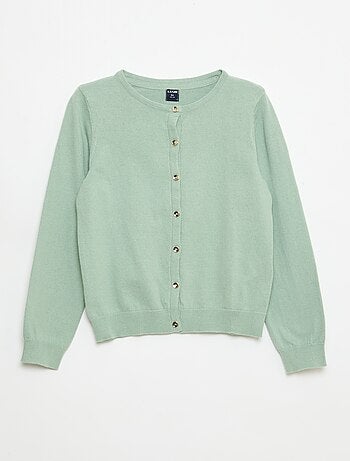 Casaco de malha lisa