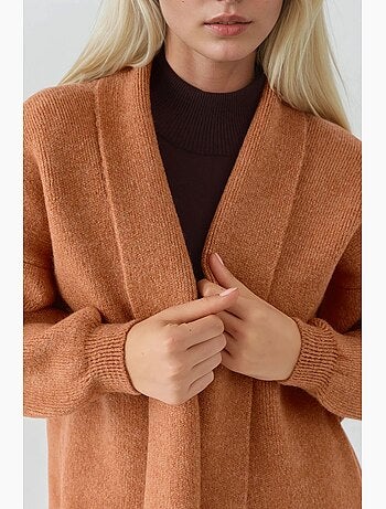 Casaco de malha long fit my fashion