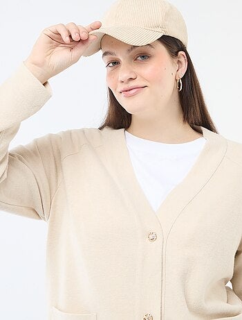 Casaco de malha macia