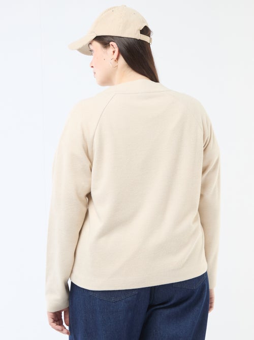 Casaco de malha macia - Kiabi