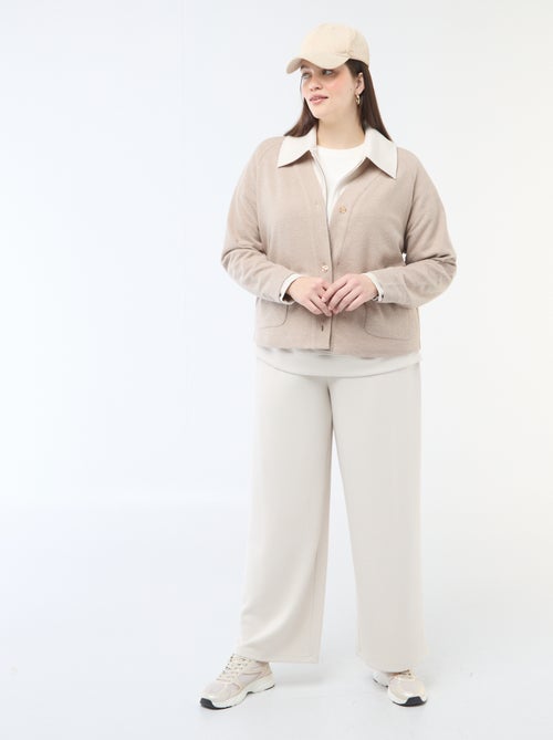 Casaco de malha macia - Kiabi