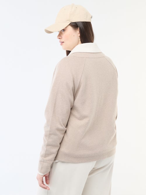 Casaco de malha macia - Kiabi