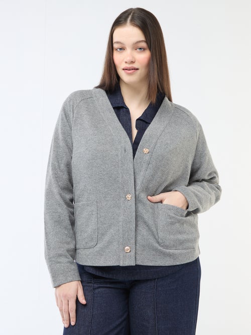 Casaco de malha macia - Kiabi