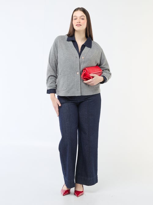 Casaco de malha macia - Kiabi