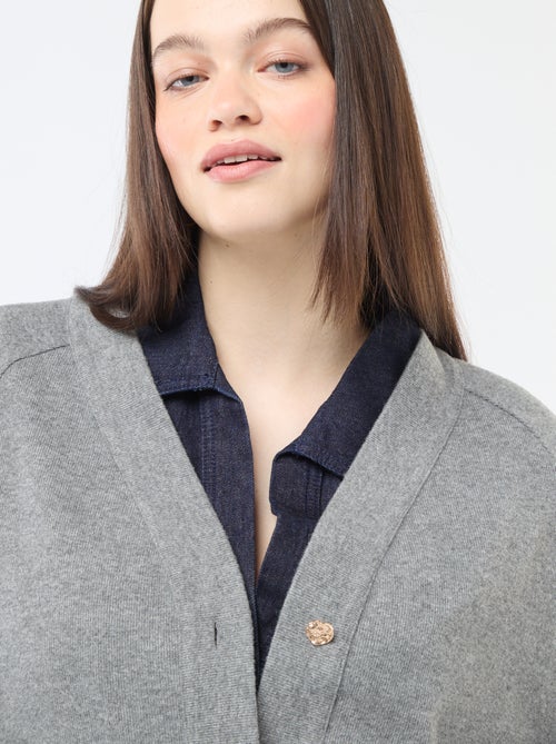 Casaco de malha macia - Kiabi