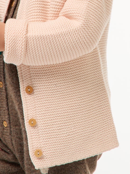 Casaco de malha mousse - Kiabi