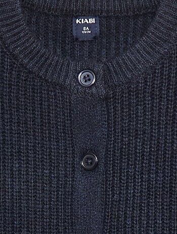 Casaco de malha tricot grossa, liso