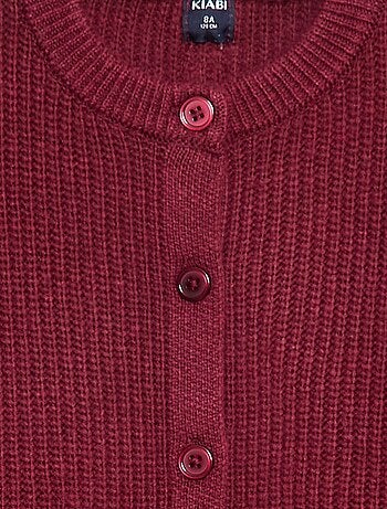 Casaco de malha tricot grossa lisa