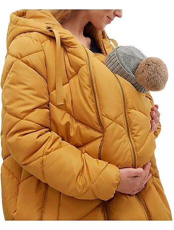 Casaco de Maternidade e de Transporte de Bebé Amarelo Mamalicious Charlot