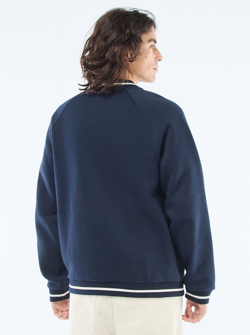 Casaco de moletom estilo americano - Kiabi