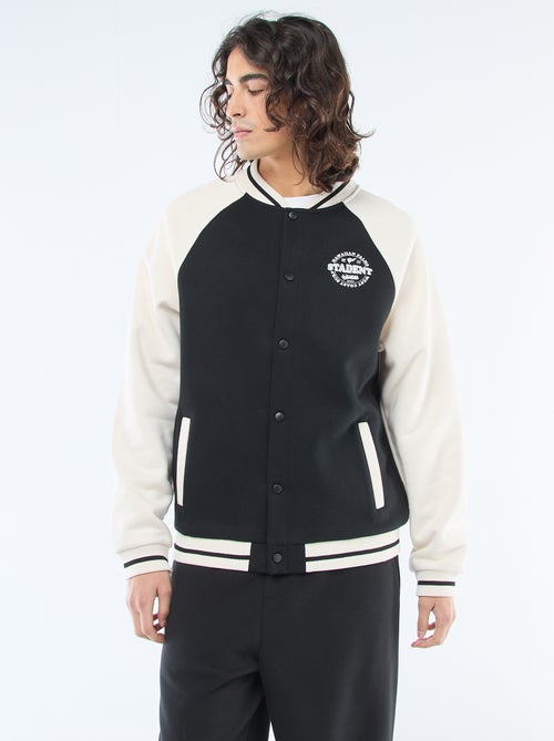 Casaco de Moletom Estilo Americano - Kiabi