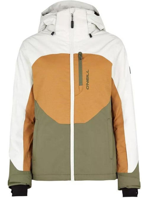 Casaco de neve feminino o'neill carbonite verde/laranja - Kiabi Casaco de neve feminino o'neill carbonite verde/laranja - Kiabi