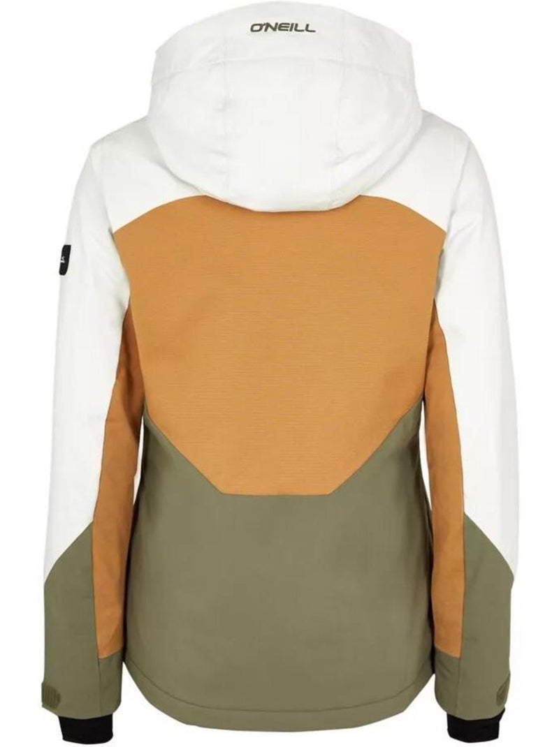 Casaco de Neve Feminino O'Neill Carbonite Verde/Laranja Verde - Kiabi