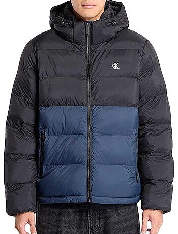 Casaco de Nylon Calvin Klein Jeans para Homem Preto/Azul