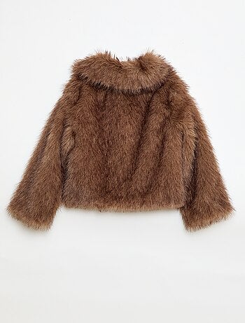 Casaco de pele sintética