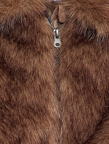 Casaco de pele sintética