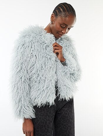 Casaco de pelo sintético