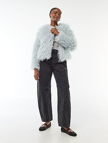 Casaco de pelo sintético