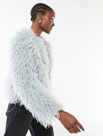 Casaco de pelo sintético