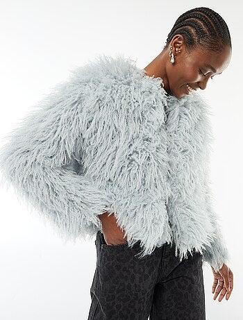 Casaco de pelo sintético