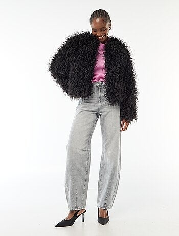 Casaco de pelo sintético