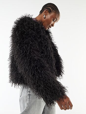 Casaco de pelo sintético