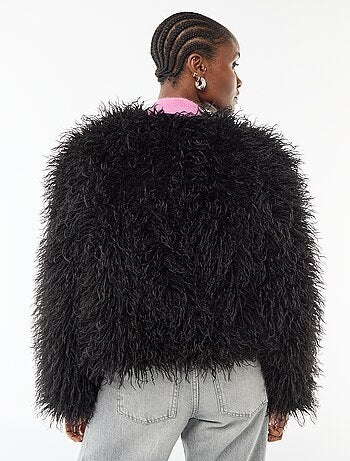 Casaco de pelo sintético