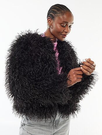 Casaco de pelo sintético