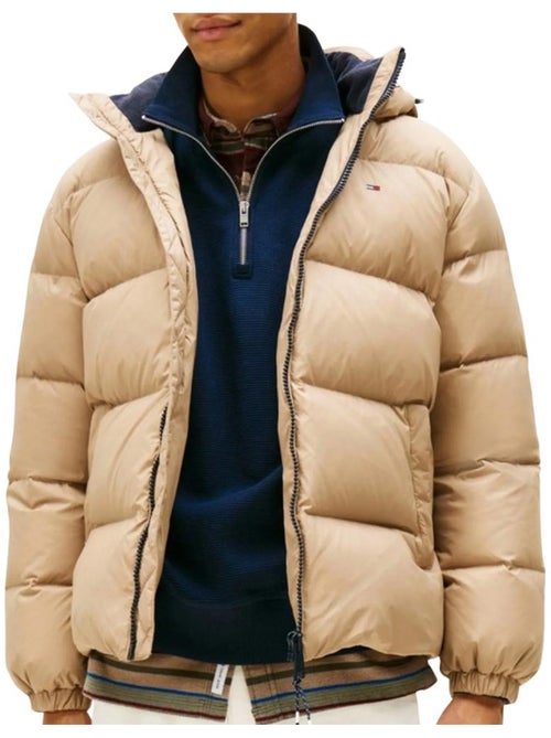 Casaco de penas castanho tommy hilfiger tjm essential down para homem - Kiabi
