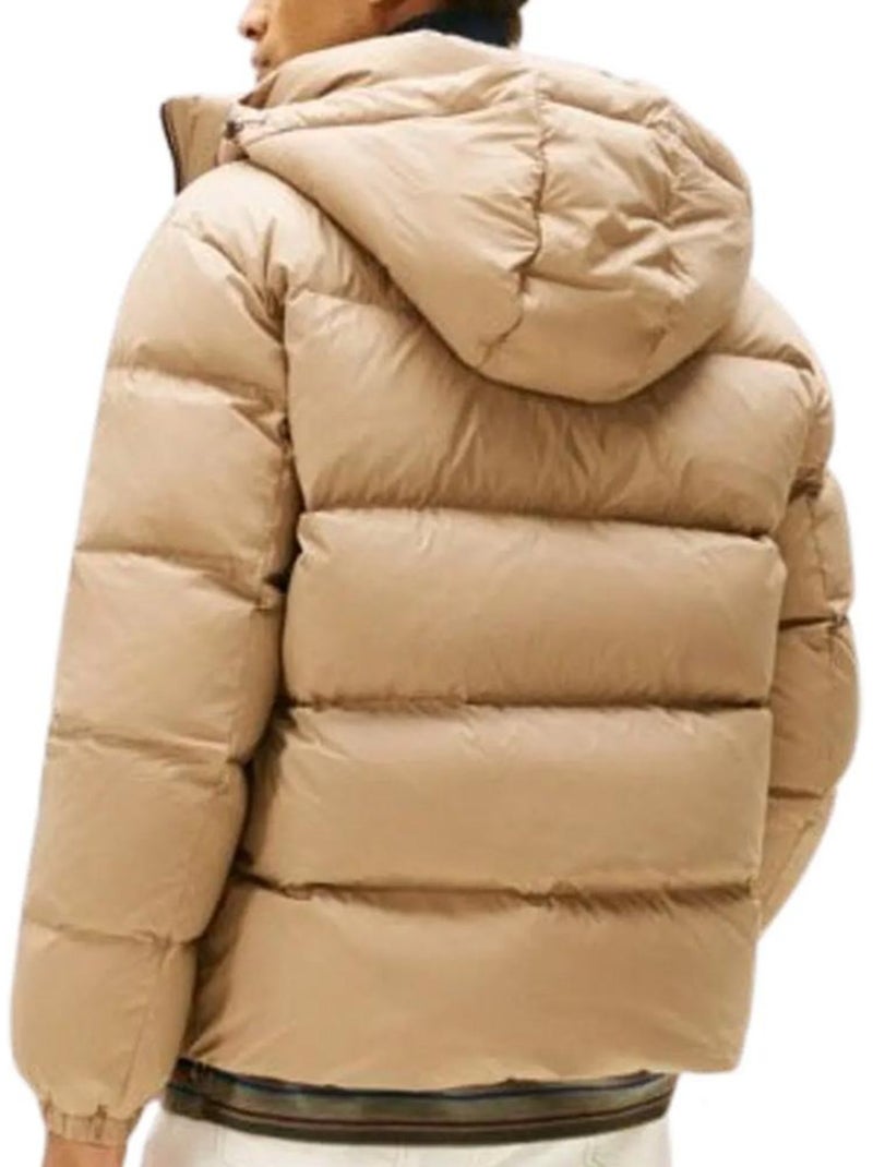 Casaco de Penas Castanho Tommy Hilfiger Tjm Essential Down para Homem Castanho-capuccino - Kiabi