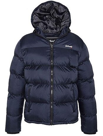 Casaco de Penas Masculino Schott IDAHO2 Azul-Marinho