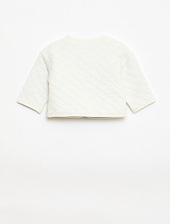 Casaco de recém-nascido acolchoado