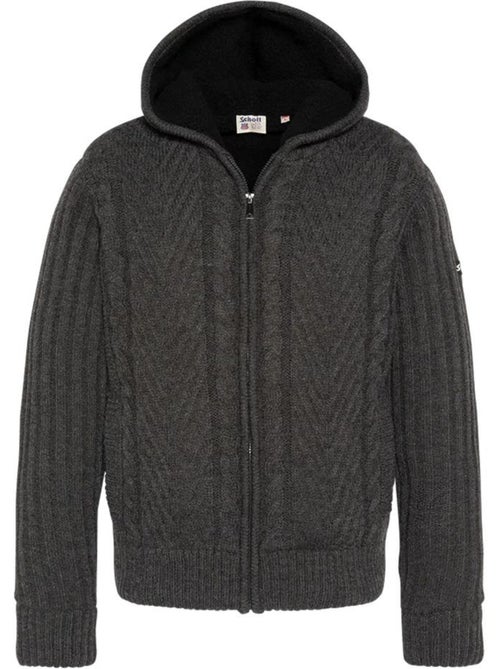 Casaco de sherpa com fecho para homem schott plenzo cinzento - Kiabi Casaco de sherpa com fecho para homem schott plenzo cinzento - Kiabi
