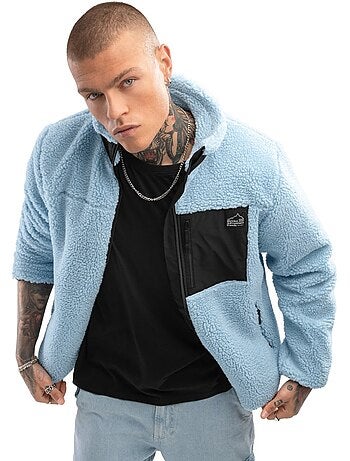 Casaco de sherpa para homem