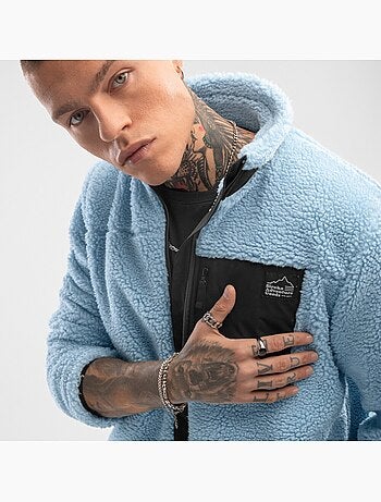 Casaco de sherpa para homem