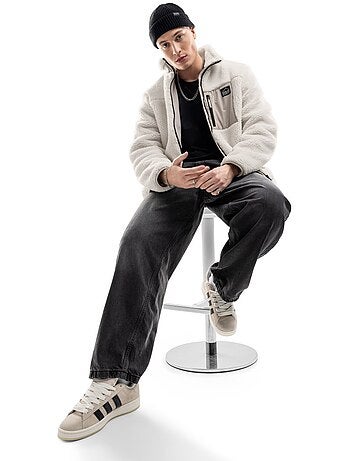 Casaco de sherpa para homem