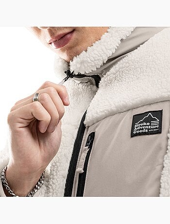 Casaco de sherpa para homem