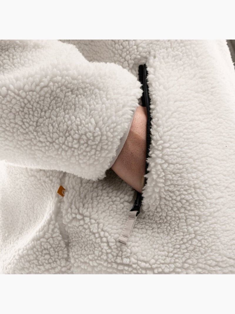 Casaco de sherpa para homem Bege - Kiabi