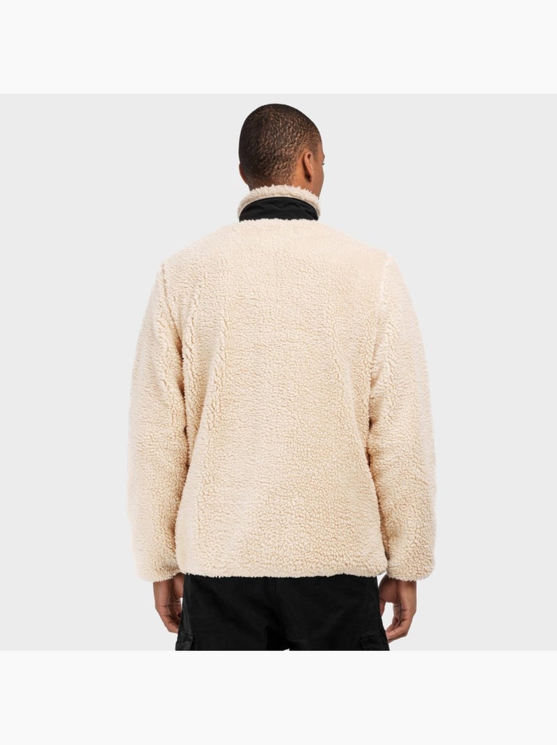Casaco de sherpa para homem Bege - Kiabi