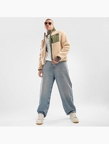 Casaco de sherpa para homem