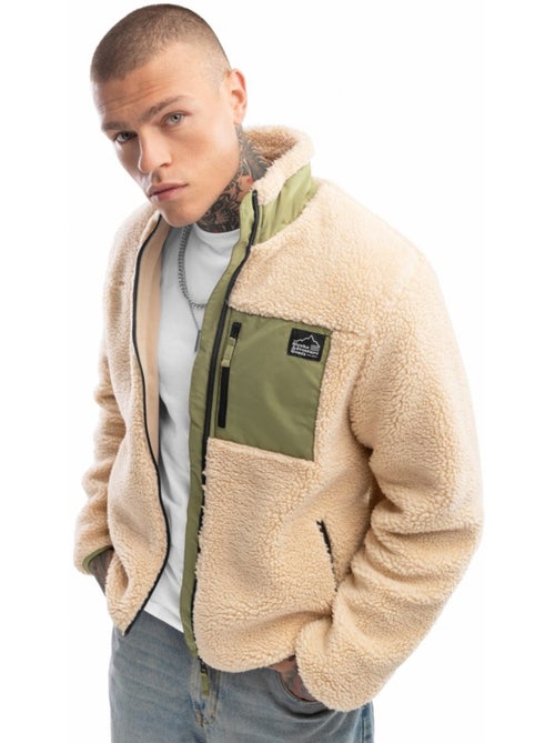 Casaco de sherpa para homem - Kiabi Casaco de sherpa para homem - Kiabi