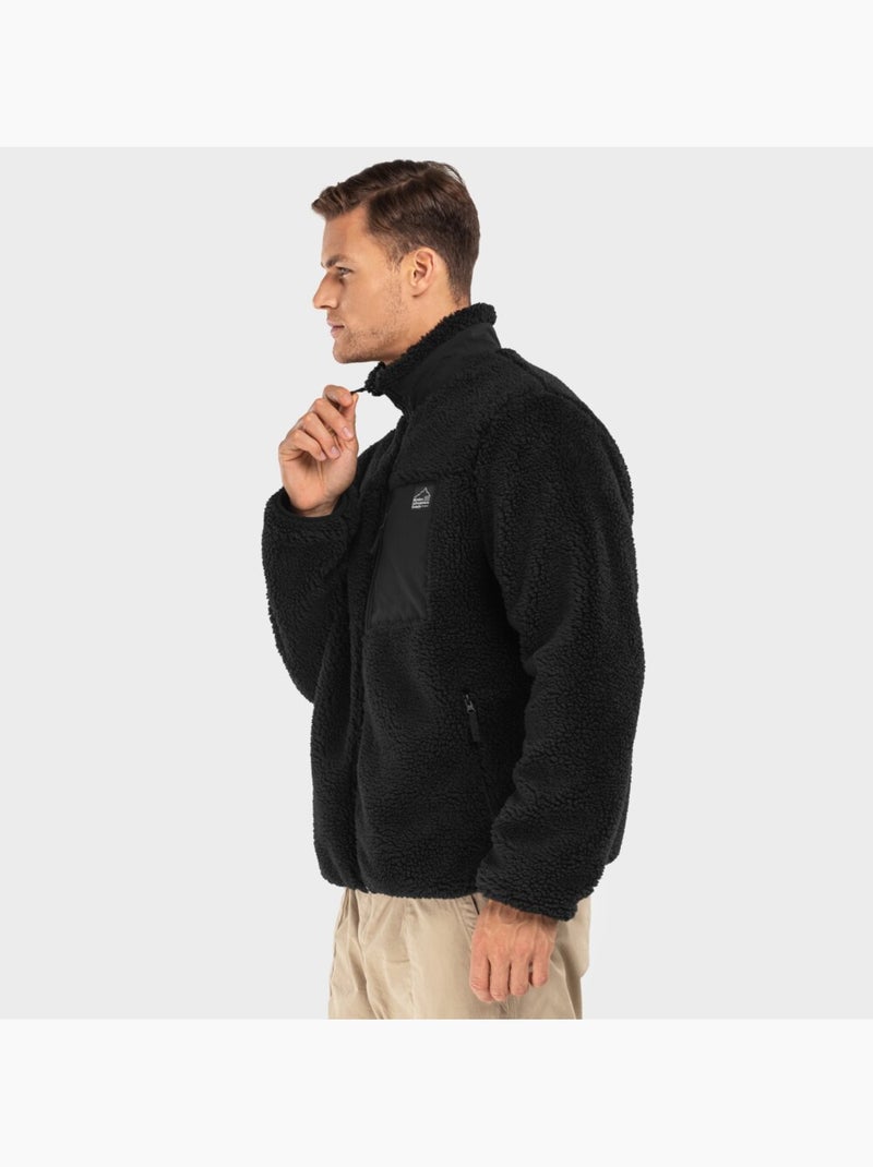 Casaco de sherpa para homem Preto - Kiabi
