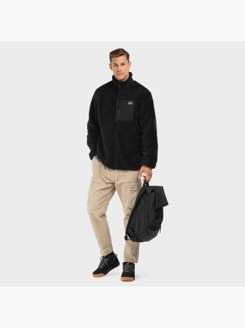 Casaco de sherpa para homem Preto - Kiabi