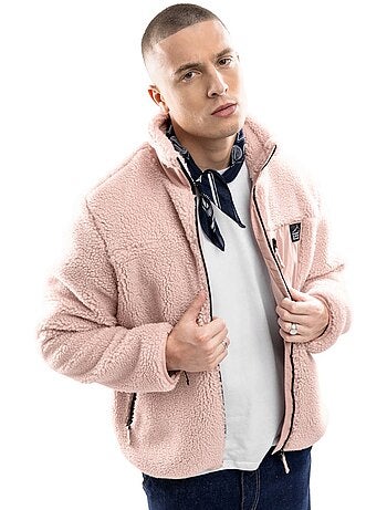 Casaco de sherpa para homem