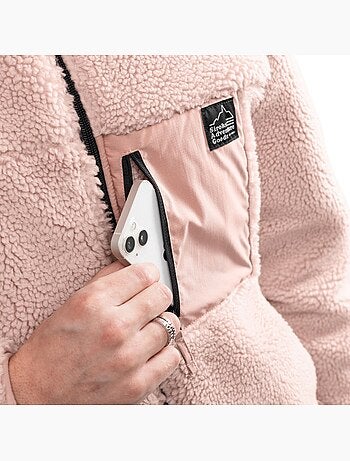 Casaco de sherpa para homem